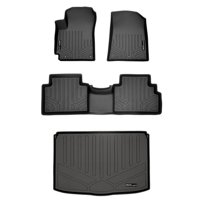 Floor Mats 2 Rows and Cargo Liner Set <br> 20-22 Kia Soul