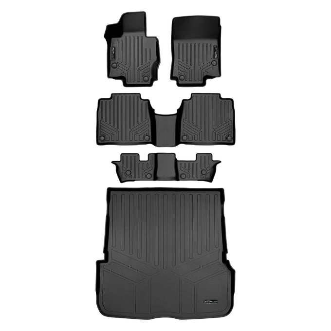 Floor Mats 3 Rows & Cargo Liner Set <br> 20-23 Mercedes-Benz GLS450 20-23 GLS580