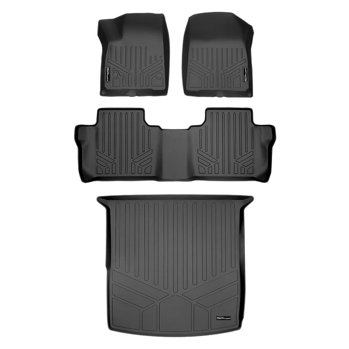 Floor Mats 2 Row Liner Set & Cargo liner <br> 17-21 GMC Acadia