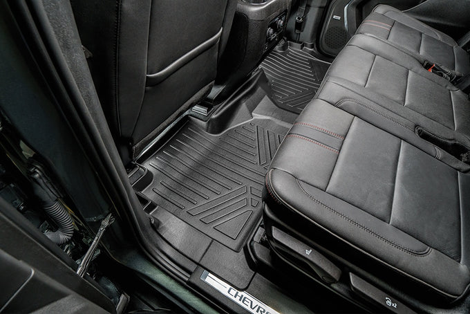 3 Row Floor Mats & Cargo Liner Set <br> 21-24 Chevrolet Tahoe 21-24 GMC Yukon