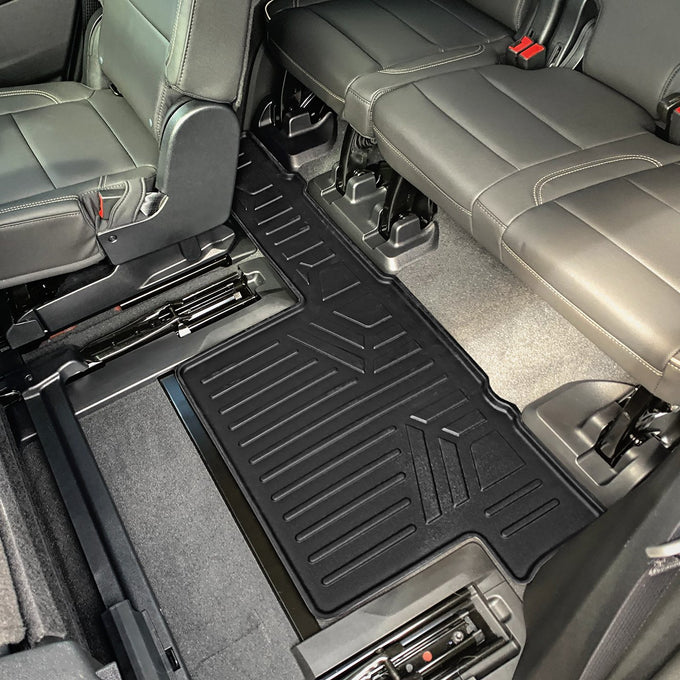 3 Row Floor Mats & Cargo Liner Set <br> 21-24 Chevrolet Tahoe 21-24 GMC Yukon