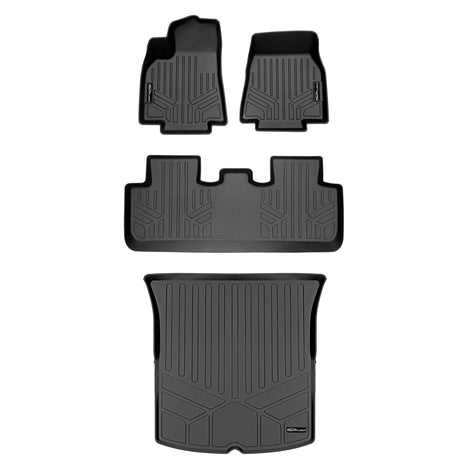 2 Rows Floor Liners & Cargo Liner Set <br> 20-23 Tesla Model Y