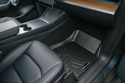 2 Rows Floor Liners & Cargo Liner Set <br> 20-23 Tesla Model Y