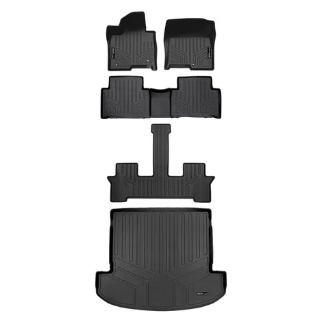 3 Row Floor Mats & Cargo Liner Set <br> 21-23 Kia Sorento