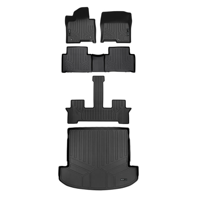 3 Row Floor Mats & Cargo Liner Set <br> 21-23 Kia Sorento
