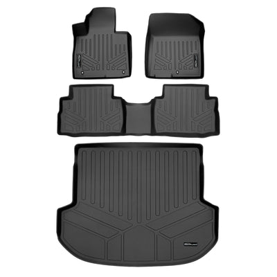 Floor Mats 2 Rows and Cargo Liner Set <br> 21-23 Hyundai Santa Fe