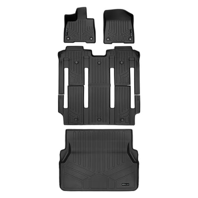 Floor Mats 3 Row & Cargo Liner Behind the 2nd Row <br> 21-23 Toyota Sienna