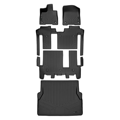 Floor Mats 3 Row & Cargo Liner Behind the 2nd Row <br> 21-23 Toyota Sienna