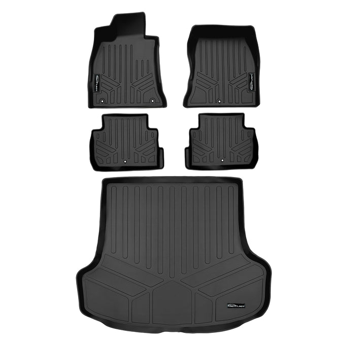 2 Row Floor Mats & Cargo Liner Set <br> 18-23 Kia Stinger