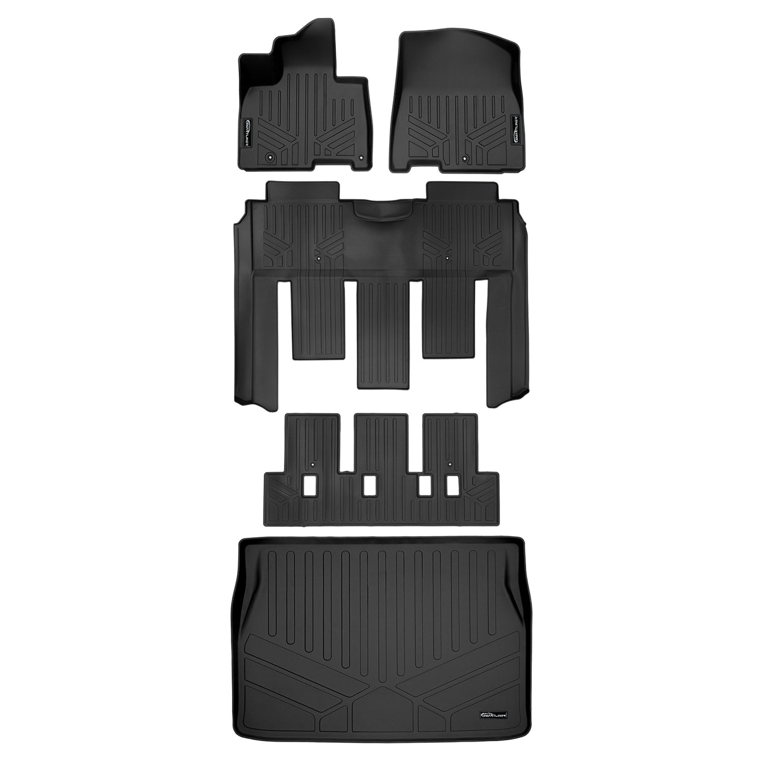 3 Row Floor Liners & Cargo Liner <br> 22-25 Kia Carnival