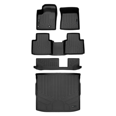 Floor Mats 3 Rows and Cargo Liner Set <br> 22-23 Mitsubishi Outlander