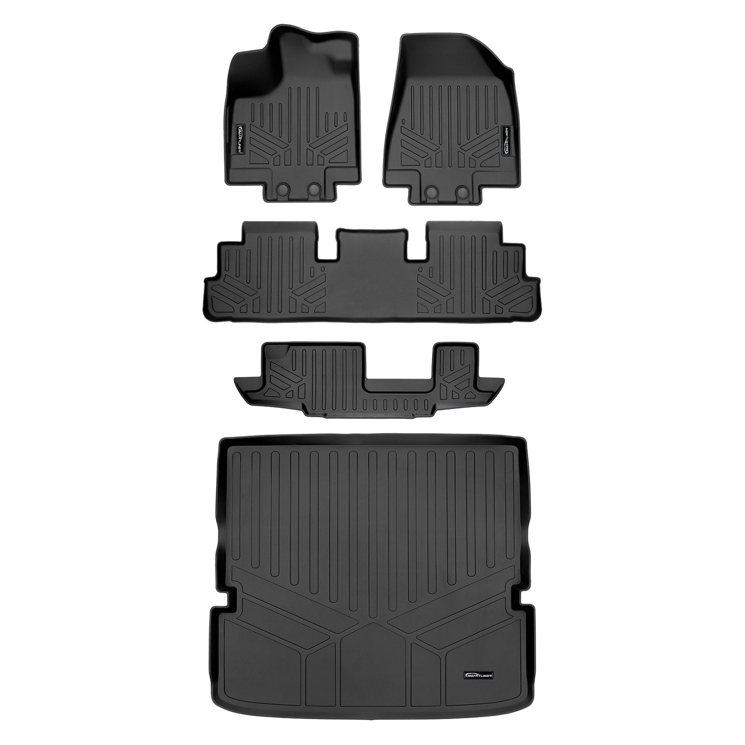 Floor Mats 3 Rows and Cargo Liner Set <br> 22-23 Nissan Pathfinder