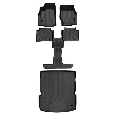 3 Rows and Cargo Liner Behind the 2nd Row Set <br> 21-23 Jeep Grand Cherokee L