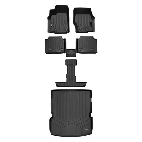 3 Rows and Cargo Liner Behind the 2nd Row Set <br> 21-23 Jeep Grand Cherokee L