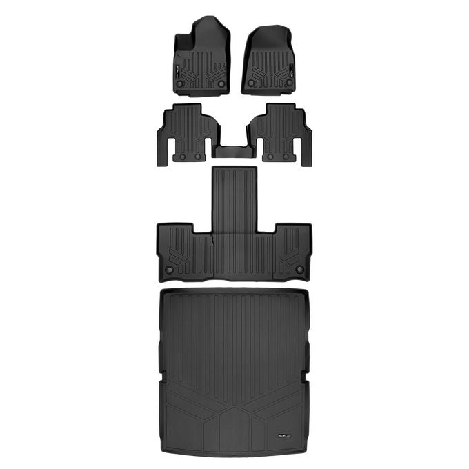 3 Row & Cargo Liner Behind the 2nd Row Floor Liner <br> 22-23 Jeep Wagoneer