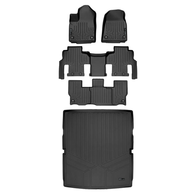 3 Row & Cargo Liner Behind the 2nd Row Floor Liner <br> 22-23 Jeep Wagoneer