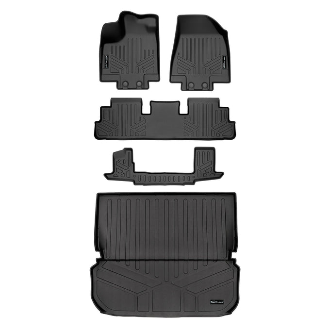 Floor Mats 3 Rows and Cargo Liner Set <br> 22-23 Infiniti QX60