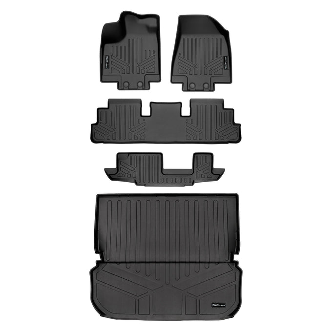 Floor Mats 3 Rows and Cargo Liner Set <br> 22-23 Infiniti QX60