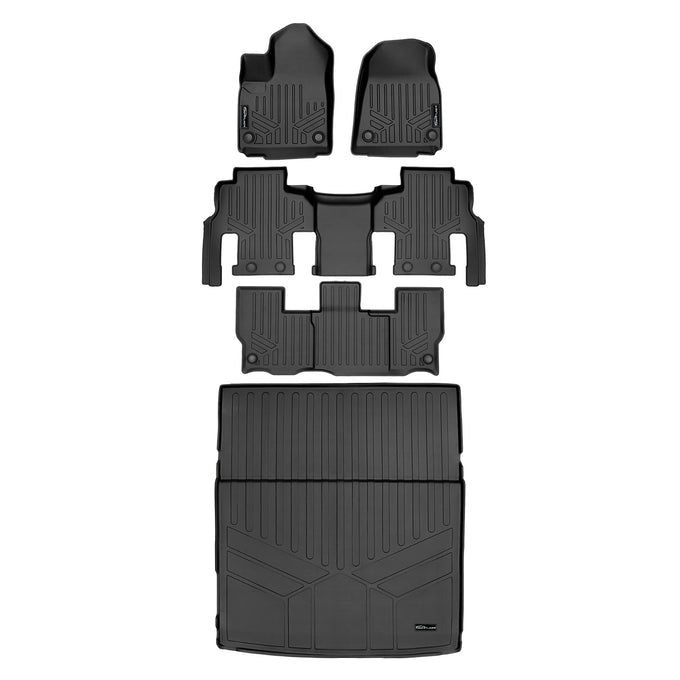 3 Row & Cargo Liner Behind the 2nd Row Floor Liner <br> 22-23 Jeep Grand Wagoneer
