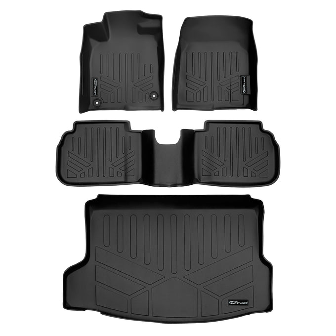 Floor Mats 2 Rows and Cargo Liner Set <br> 22-25 Honda Civic Hatchback