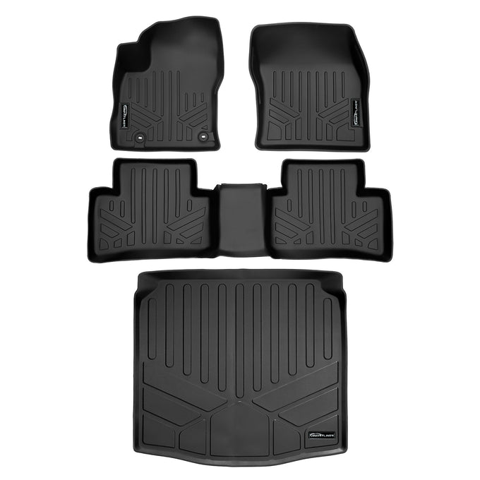 2 Row Floor Mats & Cargo Liner Set <br> 22-24 Toyota Corolla Cross Hybrid
