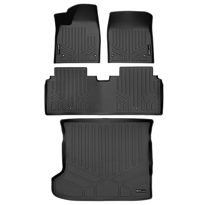 2 Row Floor Mats & Cargo Liner Set <br> 22-23 Kia EV6 Wind AWD
