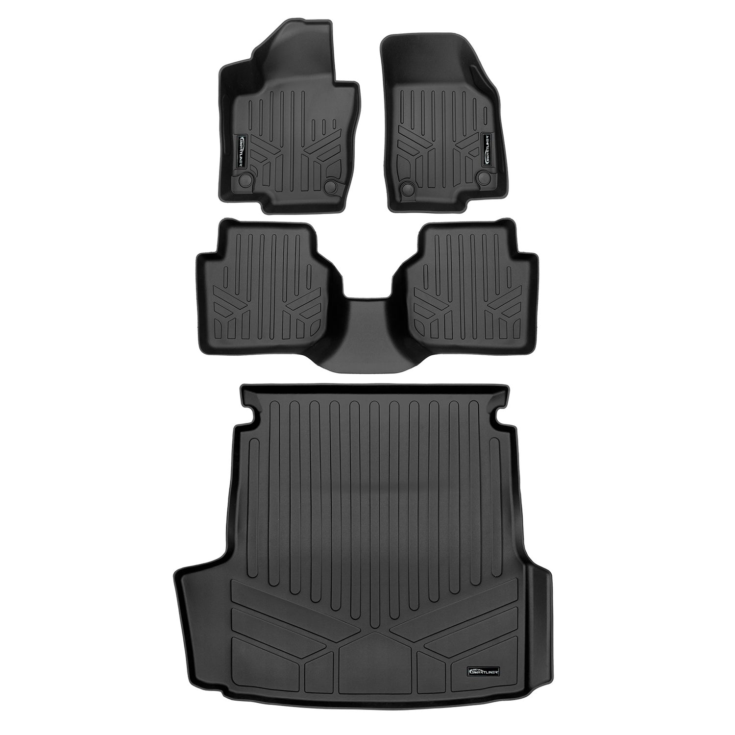 2 Row Floor Mats and Cargo Liner Set <br> 12-19 Volkswagen Passat