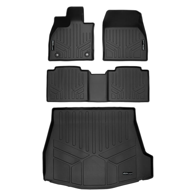 2 Row Floor Mats and Cargo Liner Set <br> 23-24 Subaru Solterra EV