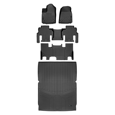3 Row & Cargo Liner Behind the 2nd Row Floor Liner <br> 23-24 Jeep Grand Wagoneer L