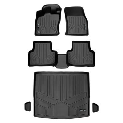 2 Row Floor Mats and Cargo Liner Set <br> 22-24 Volkswagen Taos