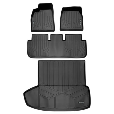 2 Row Floor Mats & Cargo Liner Set Behind the 2nd <br> 20-23 Tesla Model S