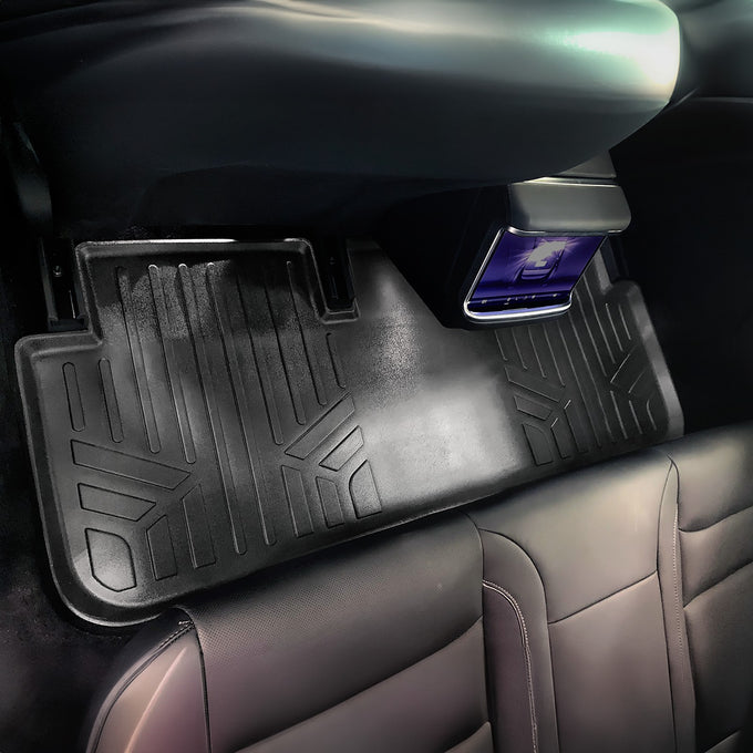 2 Row Floor Mats & Cargo Liner Set Behind the 2nd <br> 20-23 Tesla Model S
