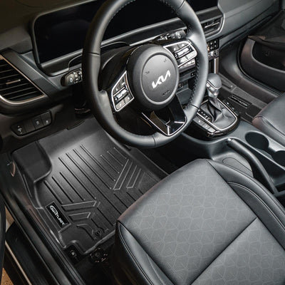 2 Row Floor Liner & Cargo Liner in Upper Position <br> 2024 Kia Seltos
