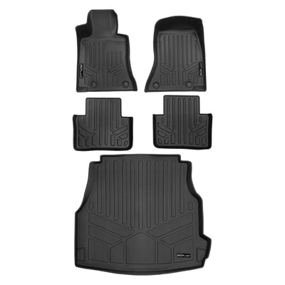 2 Row Floor Mats and Cargo Liner Set <br> 22-24 Mercedes-Benz C-Class