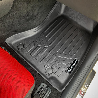 2 Row Floor Mats and Cargo Liner Set <br> 22-24 Mercedes-Benz C-Class