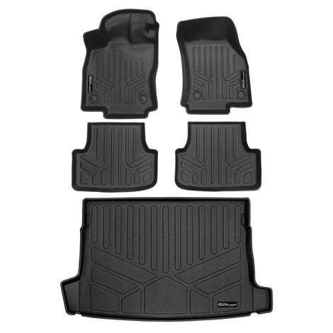 2 Row Floor Mats and Cargo Liner Set <br> 22-24 Volkswagen Golf R/GTI