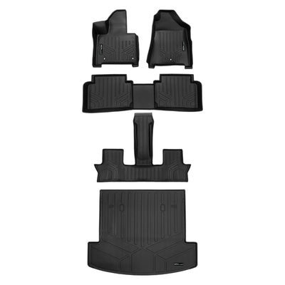 3 Row Floor Liners & Cargo Liner <br> 24-25 Hyundai Santa Fe