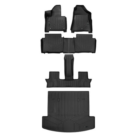 3 Row Floor Liners & Cargo Liner <br> 2024 - 25 Hyundai Santa Fe Hybrid