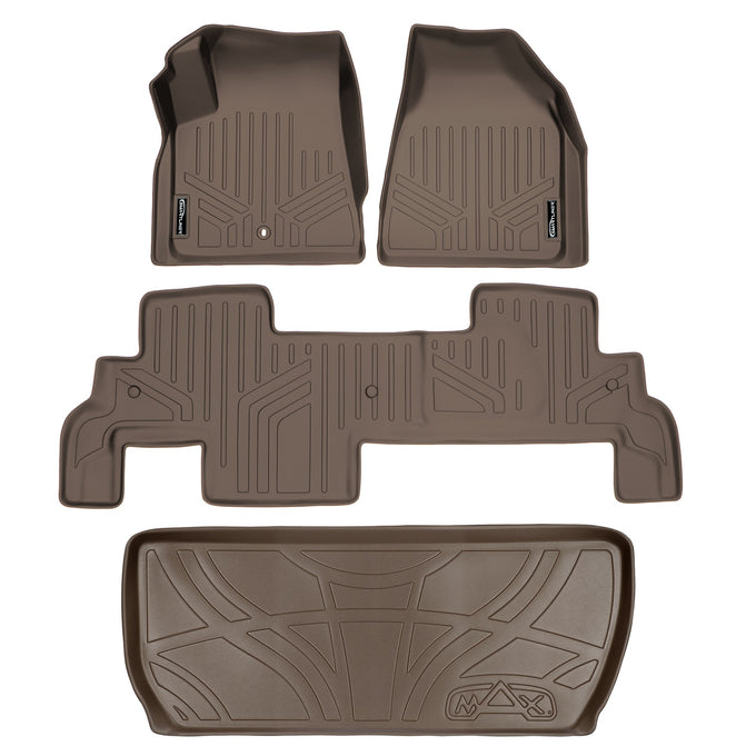 Floor Mats 2 Rows and Cargo Liner Tan <br> 07¨C17 Traverse/Enclave/Outlook/Acadia