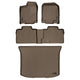 Floor Mats 2 Rows and Cargo Liner Set Tan <br> 07-10 Ford Edge07-10 Lincoln MKX