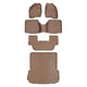 Floor Mats 3 Rows and Cargo Liner Set Tan <br> 17-19 Ford Explorer