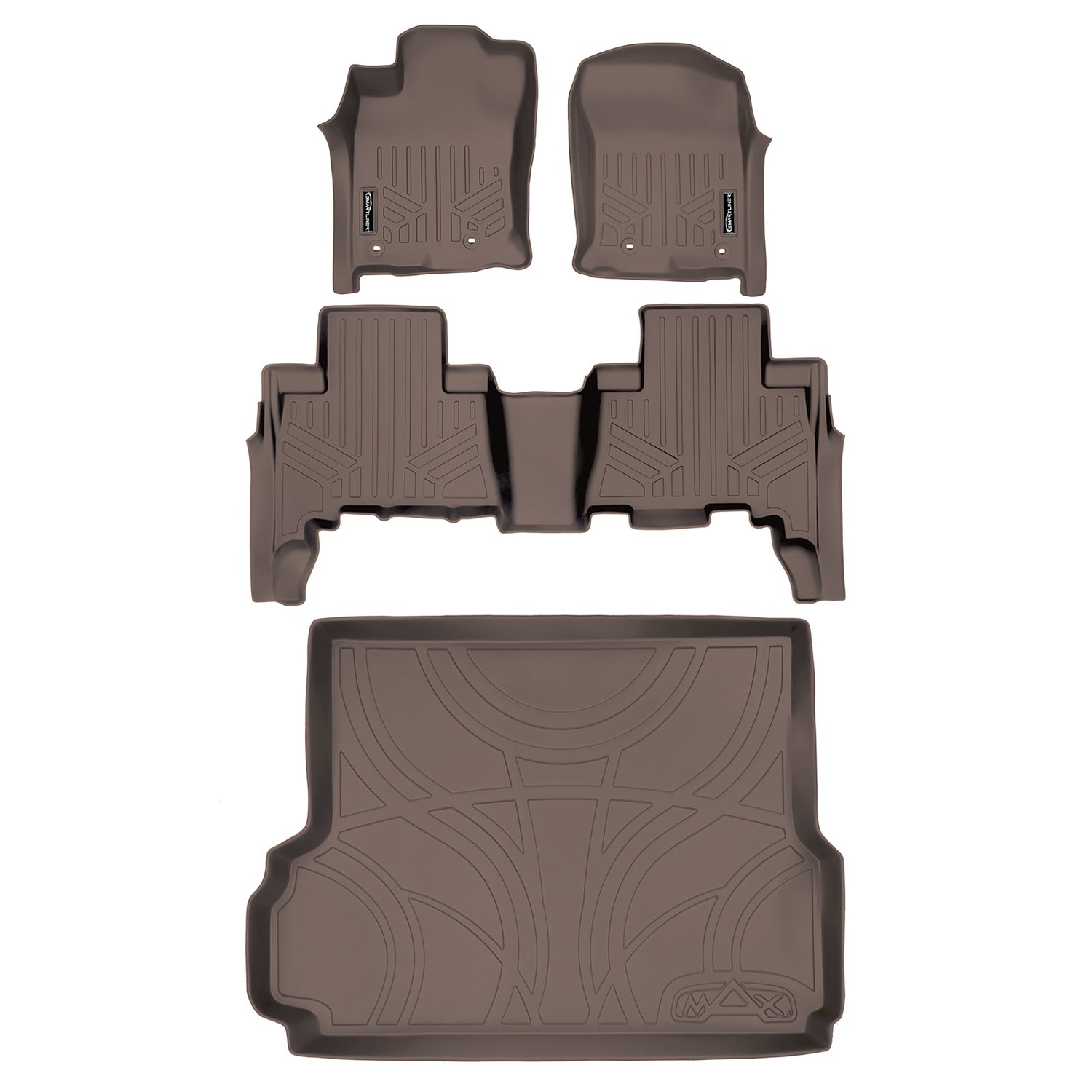 Floor Mats and Cargo Liner Set Tan <br> 14-21 Lexus GX460
