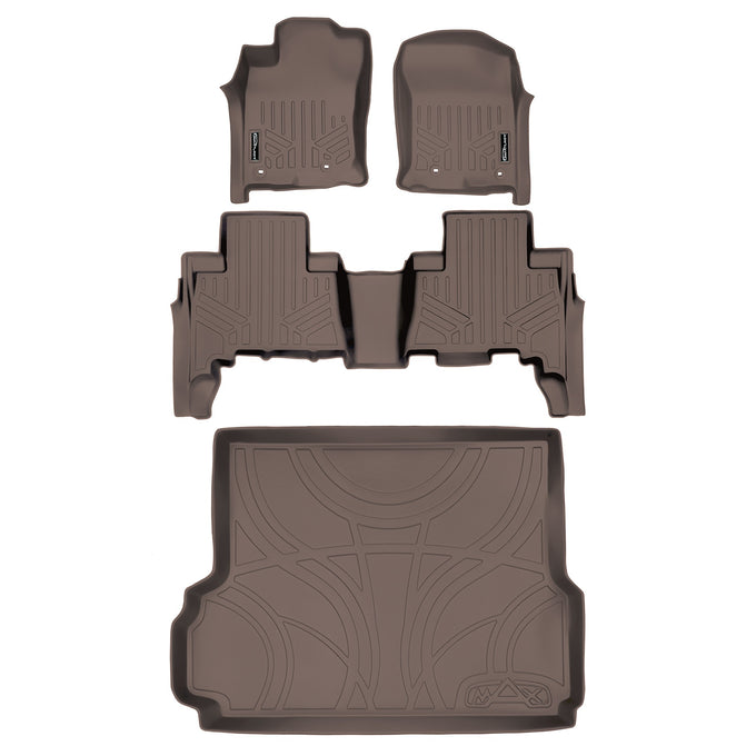 Floor Mats and Cargo Liner Set Tan <br> 14-21 Lexus GX460