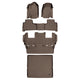 Floor Mats 3 Rows and Cargo Liner Set Tan <br> 15-20 Chevrolet Tahoe15-20 GMC Yukon