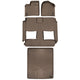 Floor Mats 3 Rows and Cargo Liner Set Tan <br> 08-20 Dodge Caravan08-16 Chrysler Town & Country