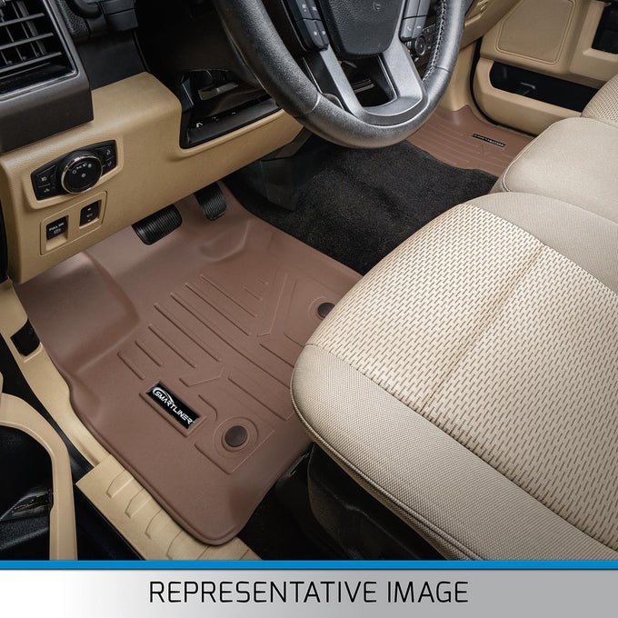 Floor Mats 2 Rows and Cargo Liner Set Tan <br> 13-15 Lexus RX