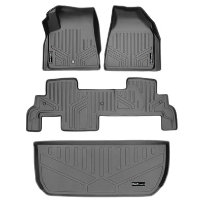 Floor Mats 2 Rows and Cargo Liner Grey <br> 07¨C17 Traverse/Enclave/Outlook/Acadia