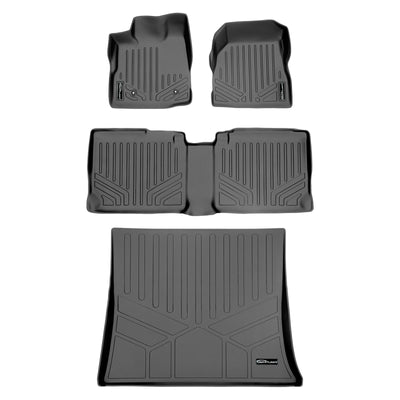 Floor Mats 2 Rows and Cargo Liner Set Grey <br> 10-11 Chevrolet Equinox10-11 GMC Terrain