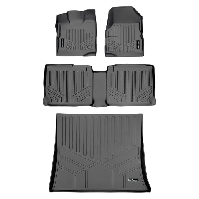 Floor Mats and Cargo Liner Set Grey <br> 11-17 Chevrolet Equinox11-17 GMC Terrain