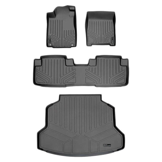Floor Mats 2 Rows and Cargo Liner Set Grey <br> 12-16 Honda CR-V